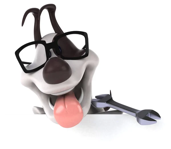 Fun Cartoon Character Tool Illustration — Stock Photo, Image