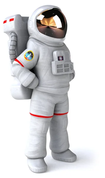 Astronaut Karakter Illusztráció — Stock Fotó