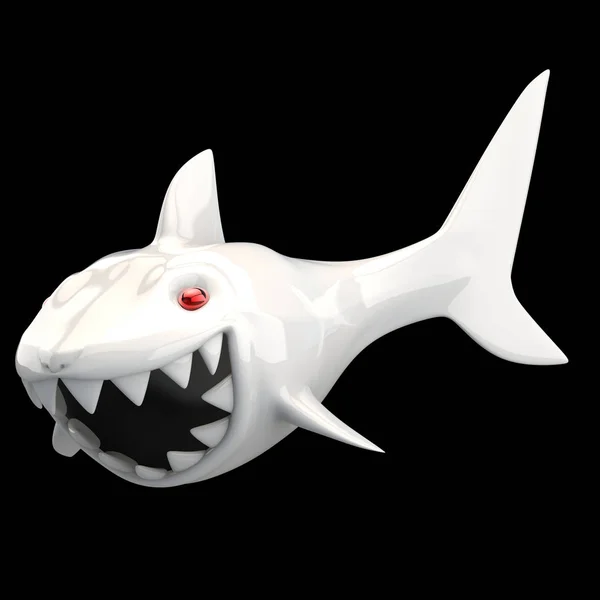 Concepto Tiburón Ilustración — Foto de Stock