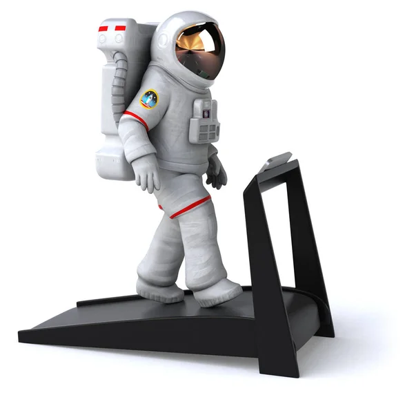 Personagem Astronauta Ilustração — Fotografia de Stock