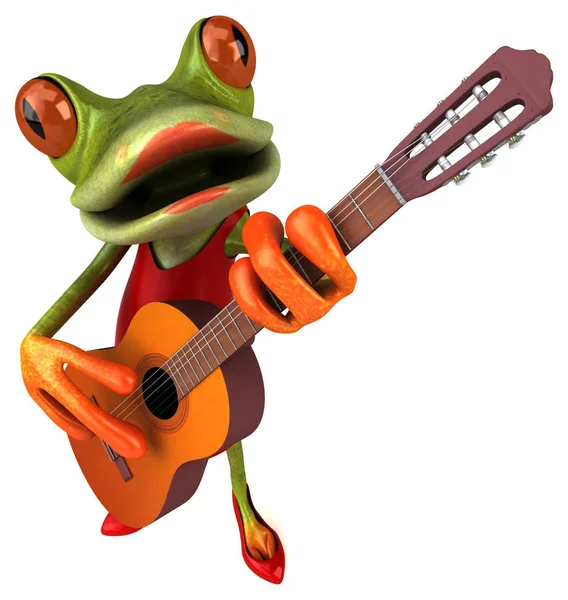 Frog with a guitar Stock Photo by ©julos 6084552
