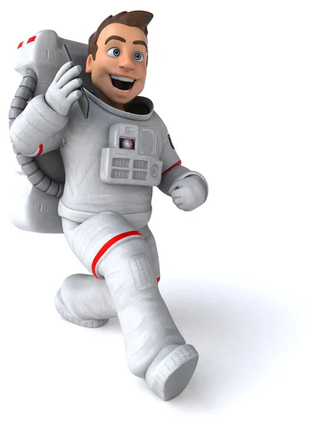 Fun Astronautenfigur Illustration — Stockfoto