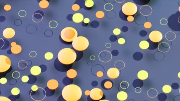 Cercles Colorés Abstraits Animation — Video