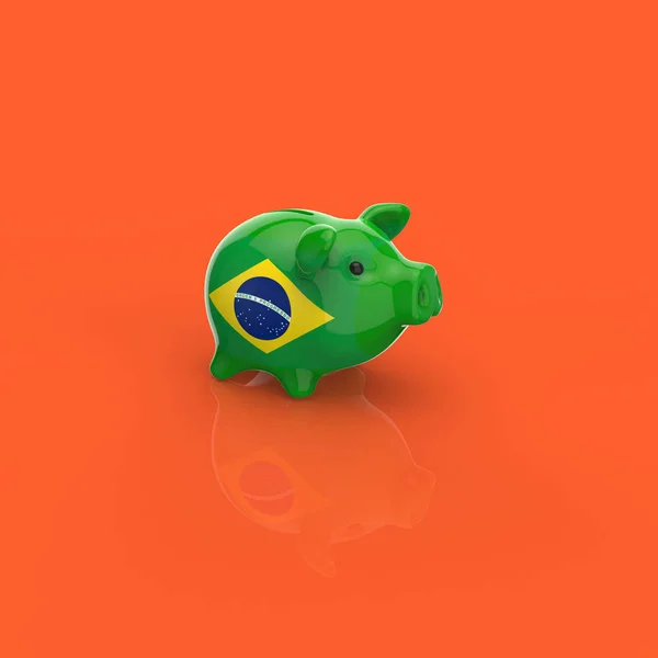 Piggy Bank Illustration — Stockfoto