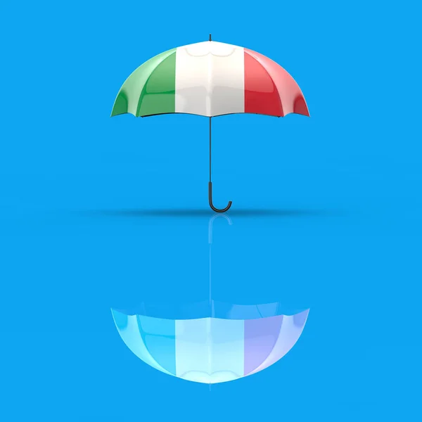 Italy Umbrella Concept Illustration — Stock Photo, Image