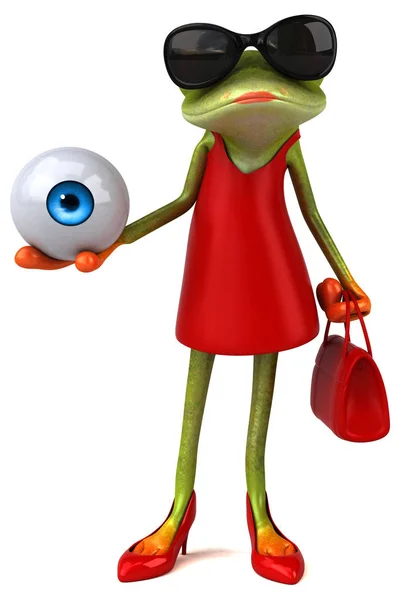 Fun Frog Eye Illustration — Stock Photo, Image