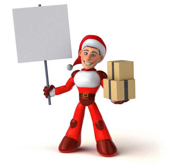 Fun Cartoon Character Boxes Illustration — Stock Photo, Image