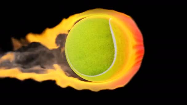 Feuerball Abstrakter Hintergrund Animation — Stockvideo