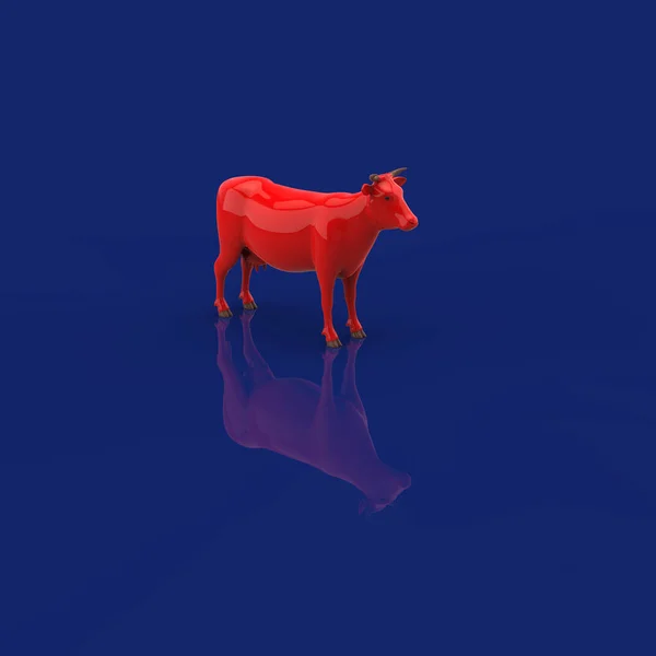 Koncepcja Krowy Ilustracja — Zdjęcie stockowe