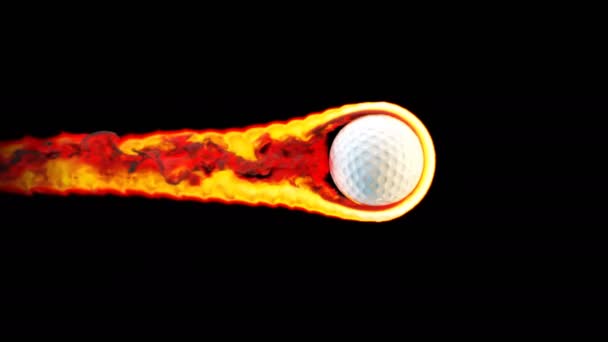 Fire Ball Abstract Background Animation — Stock Video