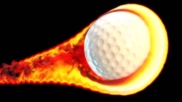 火球抽象背景 3D动画 — 图库视频影像