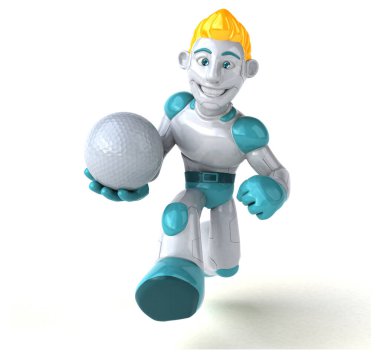 Robot ball - 3d çizim ile
