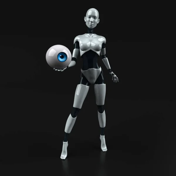 Ρομπότ Μάτι Εικονογράφηση — Φωτογραφία Αρχείου