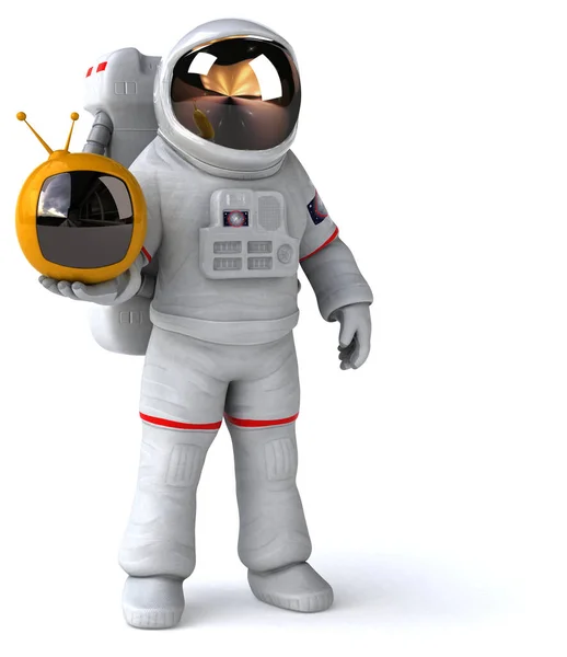Astronauta Divertido Com — Fotografia de Stock