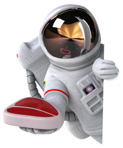Szórakoztató Űrhajós Hússal — Stock Fotó