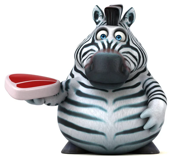 Fun Zebra Masem — Stock fotografie