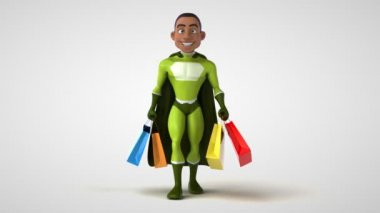 Süper kahraman alışverişi - 3D animasyon  