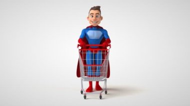 Arabalı süper kahraman - 3 boyutlu animasyon  