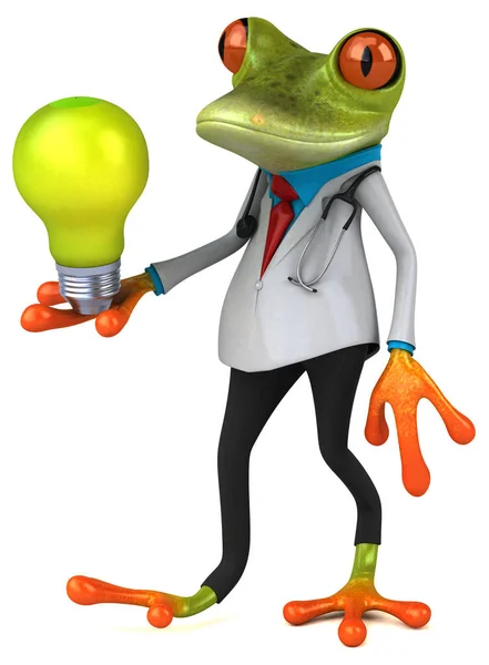 Lambalı Kurbağa Doktor Görüntü — Stok fotoğraf