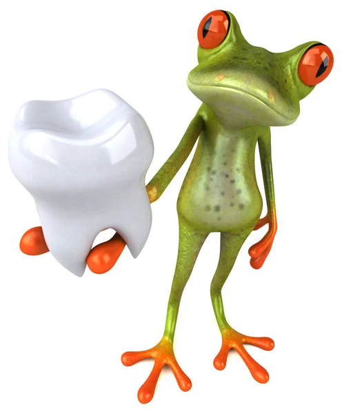 Fun Frog Tooth — Stock Photo, Image