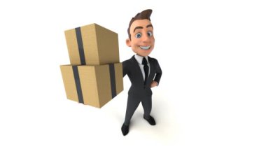  kutulu çizgi film karakteri - 3 boyutlu canlandırma 