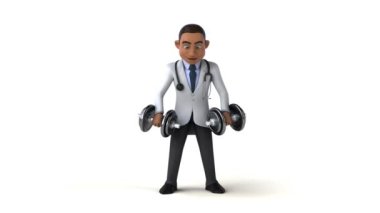 Eğlenceli çizgi film doktor