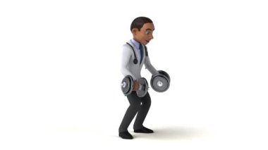 Eğlenceli çizgi film doktor