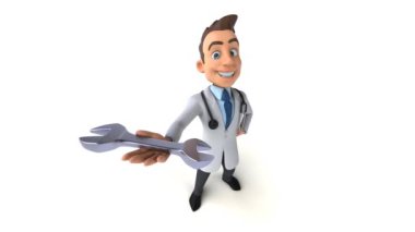 Eğlenceli doktor tutma aracı