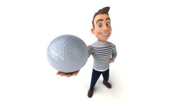 Eğlenceli 3D çizgi film toplu sıradan karakter