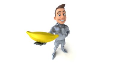 Muzlu komik çizgi film karakteri