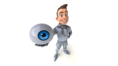 Gözünü ayırmayan eğlenceli şövalye.