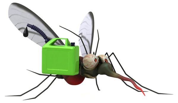 Mosquito Con Aceite Ilustración —  Fotos de Stock