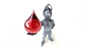 Düşürmeli eğlenceli çizgi film karakteri - 3 boyutlu animasyon 