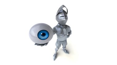 Gözünü ayırmayan eğlenceli şövalye.