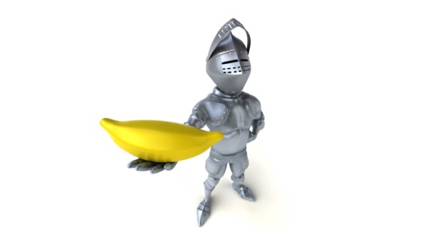 有香蕉的卡通人物 — 图库视频影像