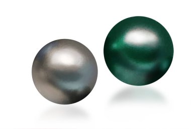 siyah inci, yeşil inci. Tahiti Pearl