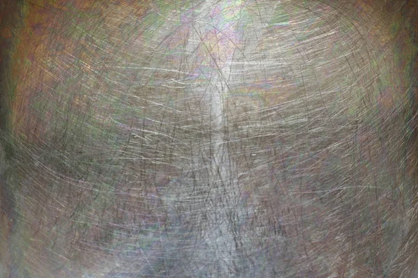 gökkuşağı çizik metal doku arka plan