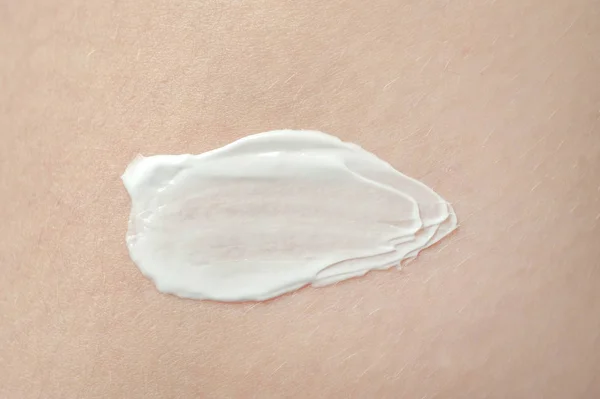 vücut cilt arka planda smear krem