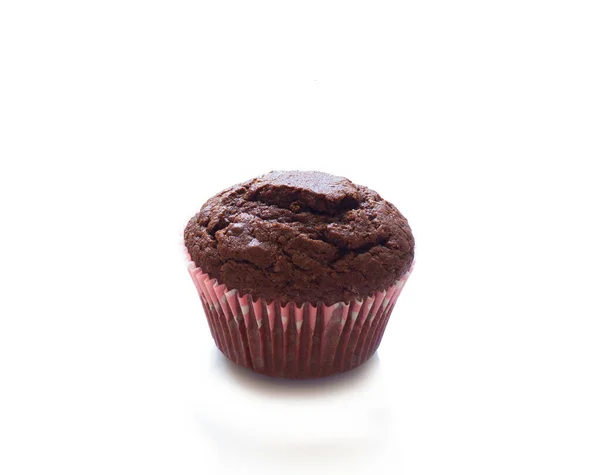 Miffin Chocolate Uma Lata Papel Isolado Close Branco — Fotografia de Stock