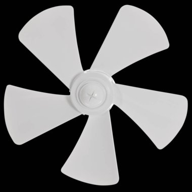 Pervane fan, kırpma yolu ile siyah arka plan üzerine izole