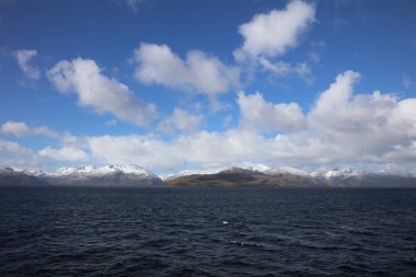 Beagle Kanalı Patagonya'dağ. Şili. Güney Amerika