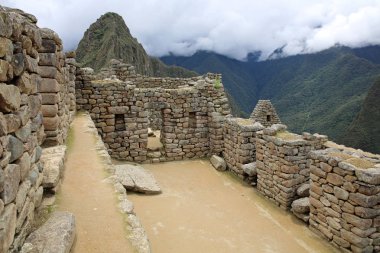 Kayıp İnka şehir Machu Picchu Cuzco. Peru