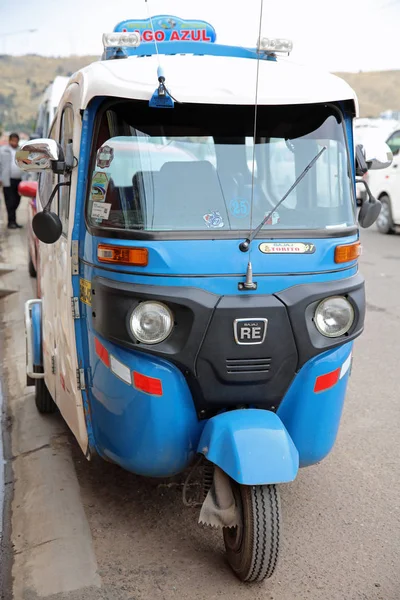 Puno Peru October 2018 Rickshaw Also Called Tuk Tuk Puno — Stock Photo, Image