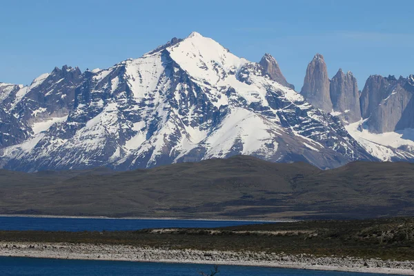 Cordillera Paine Torres Del Paine National Park Patagonia Chile — Stock Photo, Image