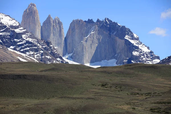 Cordillera Paine Torres Del Paine National Park Patagonia Chile — Stock Photo, Image