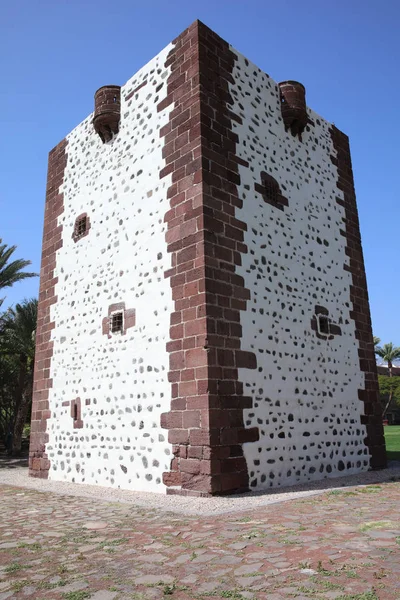 Torre Medieval Chamada Torre Del Conde San Sebastin Gomera Ilhas — Fotografia de Stock