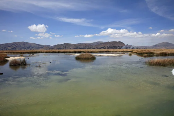 Lac Titicaca Haut Lac Navigable Monde Pérou — Photo