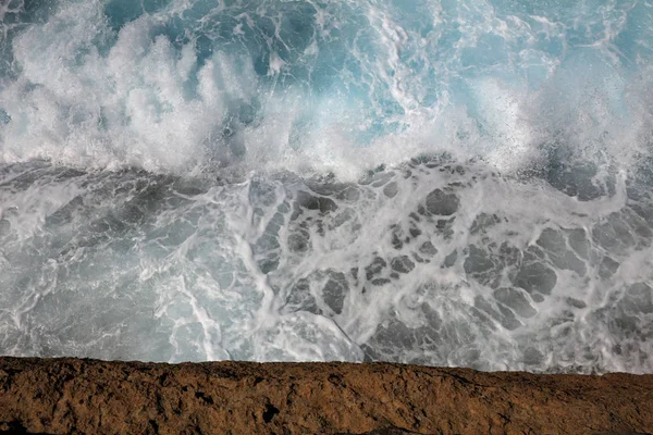 Linha Costeira Baía Xwejni Ilha Gozo Malta — Fotografia de Stock