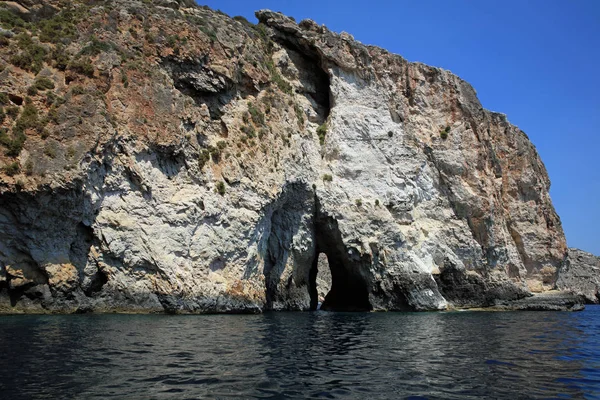 Célèbre Grotte Bleue Malte — Photo