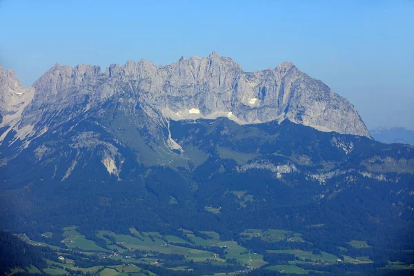Pohled Wilderův Císař Císařské Hory Tyrolsku Rakousko — Stock fotografie
